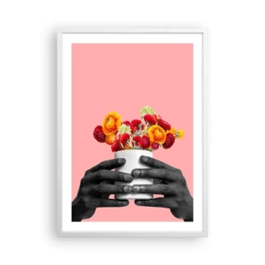 Poster in white frmae - Apotheosis of Life - 50x70 cm