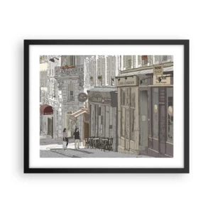 Poster in black frame - City Joys - 50x40 cm