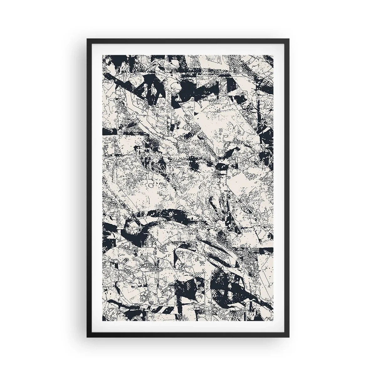 Poster in black frame - Infilitration of Opposites - 61x91 cm