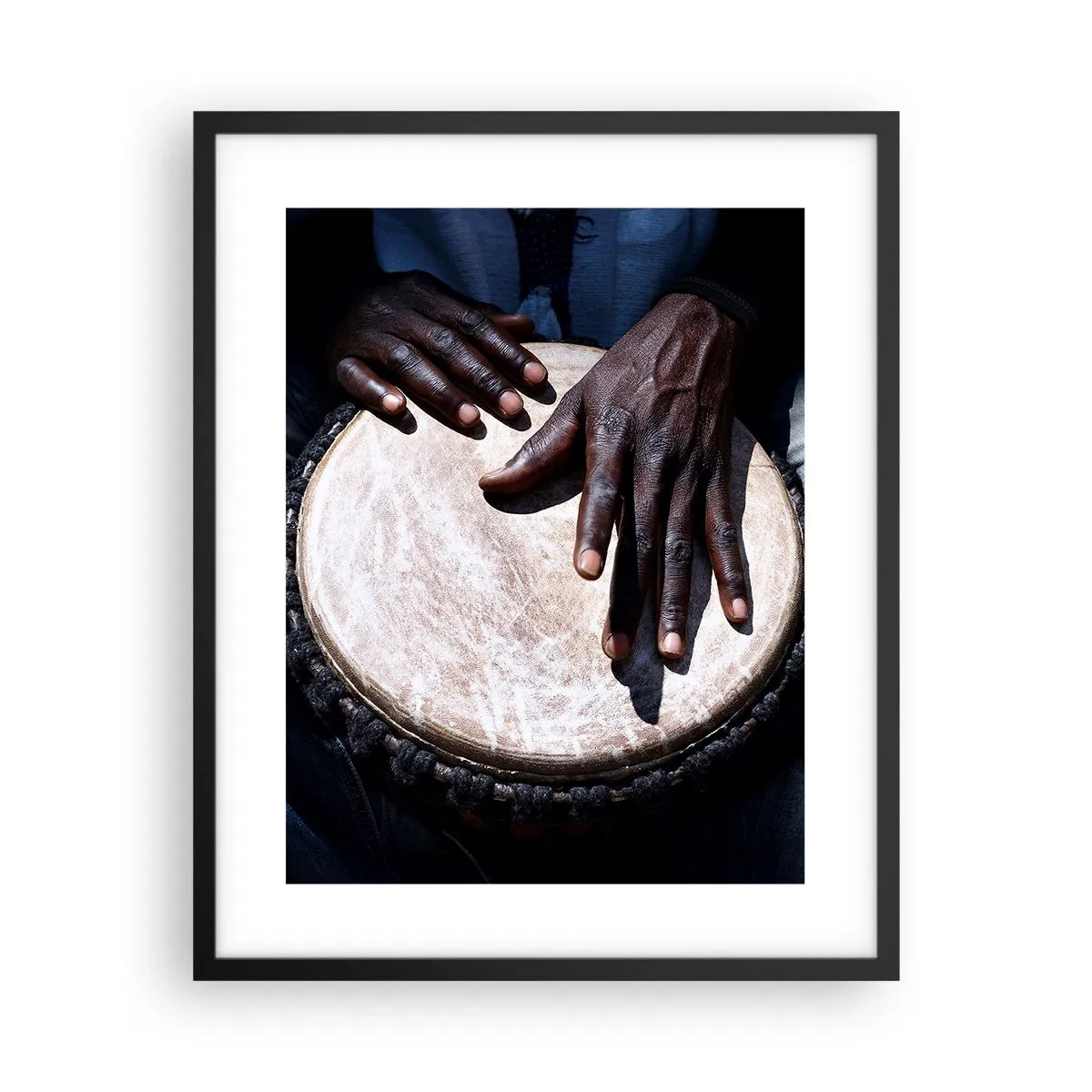 Poster in black frame - Live at Your Own Rhythm - 40x50 cm