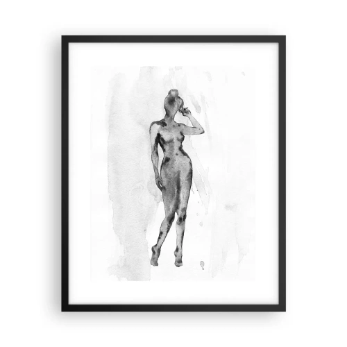 Poster in black frame - Study of Ideal of Feminity - 40x50 cm