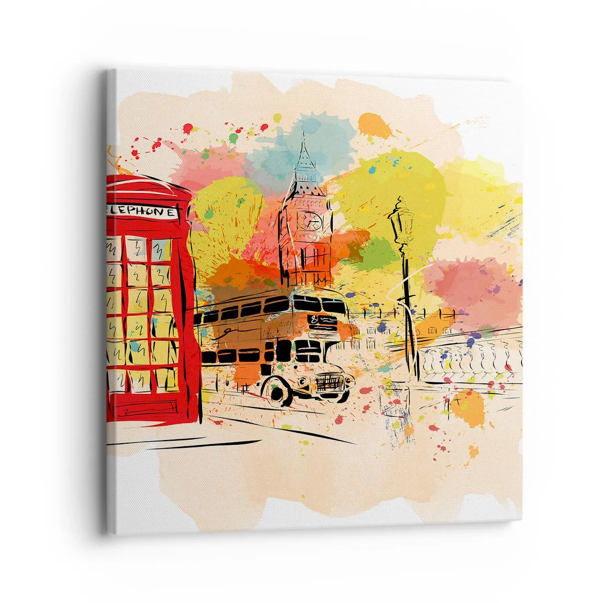 Canvas picture - City of Diversity - 30x30 cm