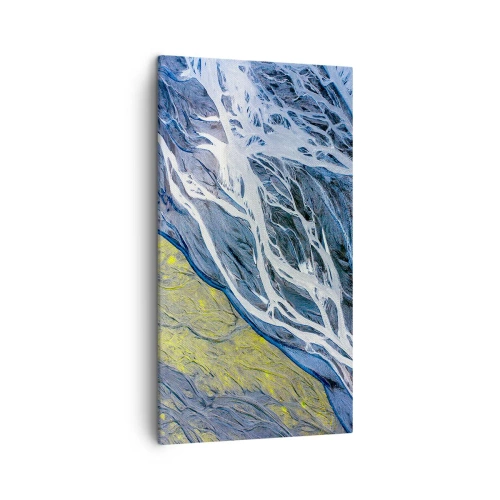 Canvas picture - Cave Paintings of Nature - 45x80 cm