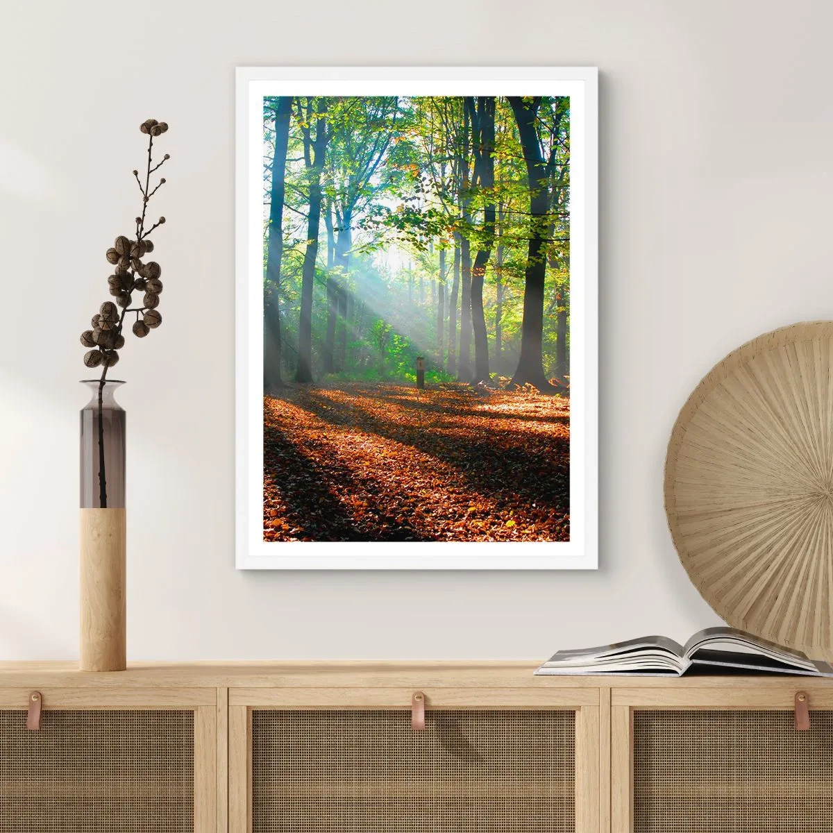 Poster in white frmae - Highs And Lows - 61x91 cm