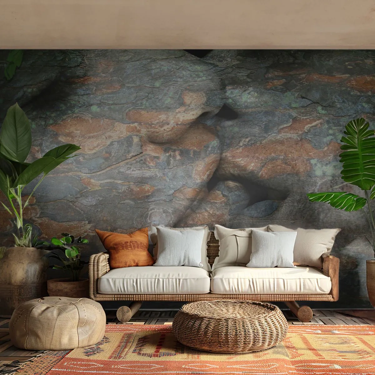 Photo Wallpaper Premium Sand - Forever Together - People, Abstraction, Graphics - 450x315 cm