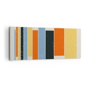 Canvas picture - Notation of Music - 100x40 cm