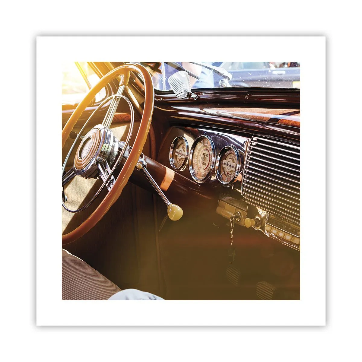 Poster - Breath of Luxury form the Past - 40x40 cm
