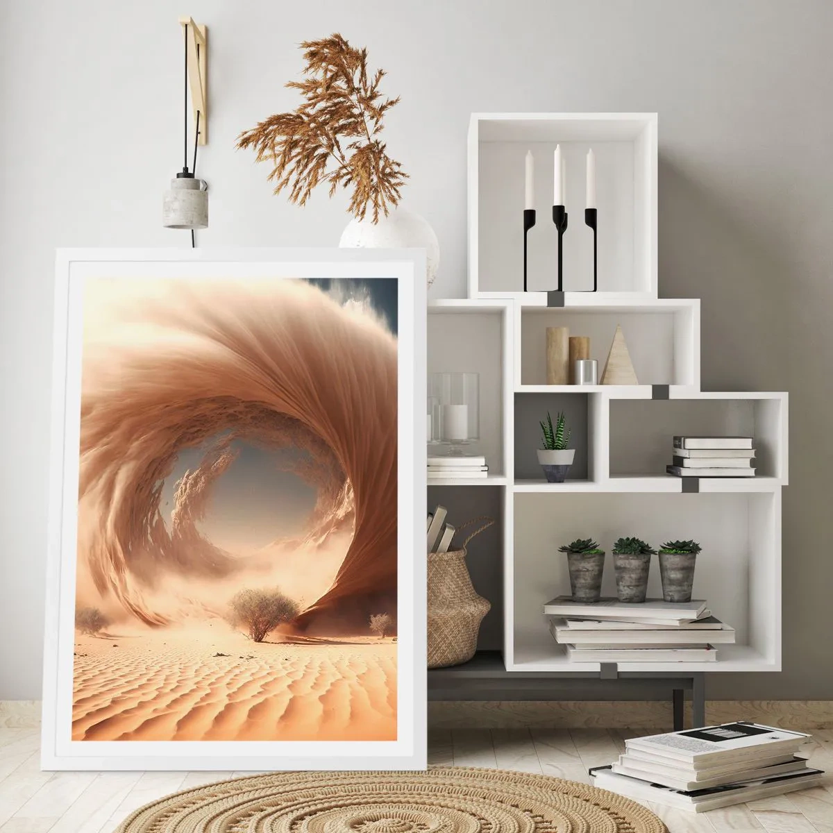 Poster in white frmae - Open Portal - 40x50 cm