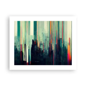 Poster - Futuristic City - 50x40 cm