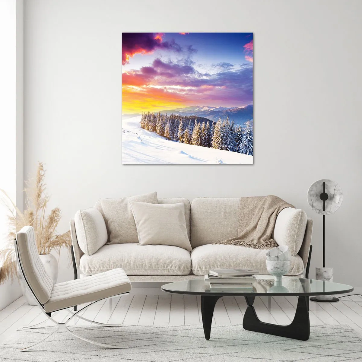 Glass picture - In Plain Daylight - 30x30 cm