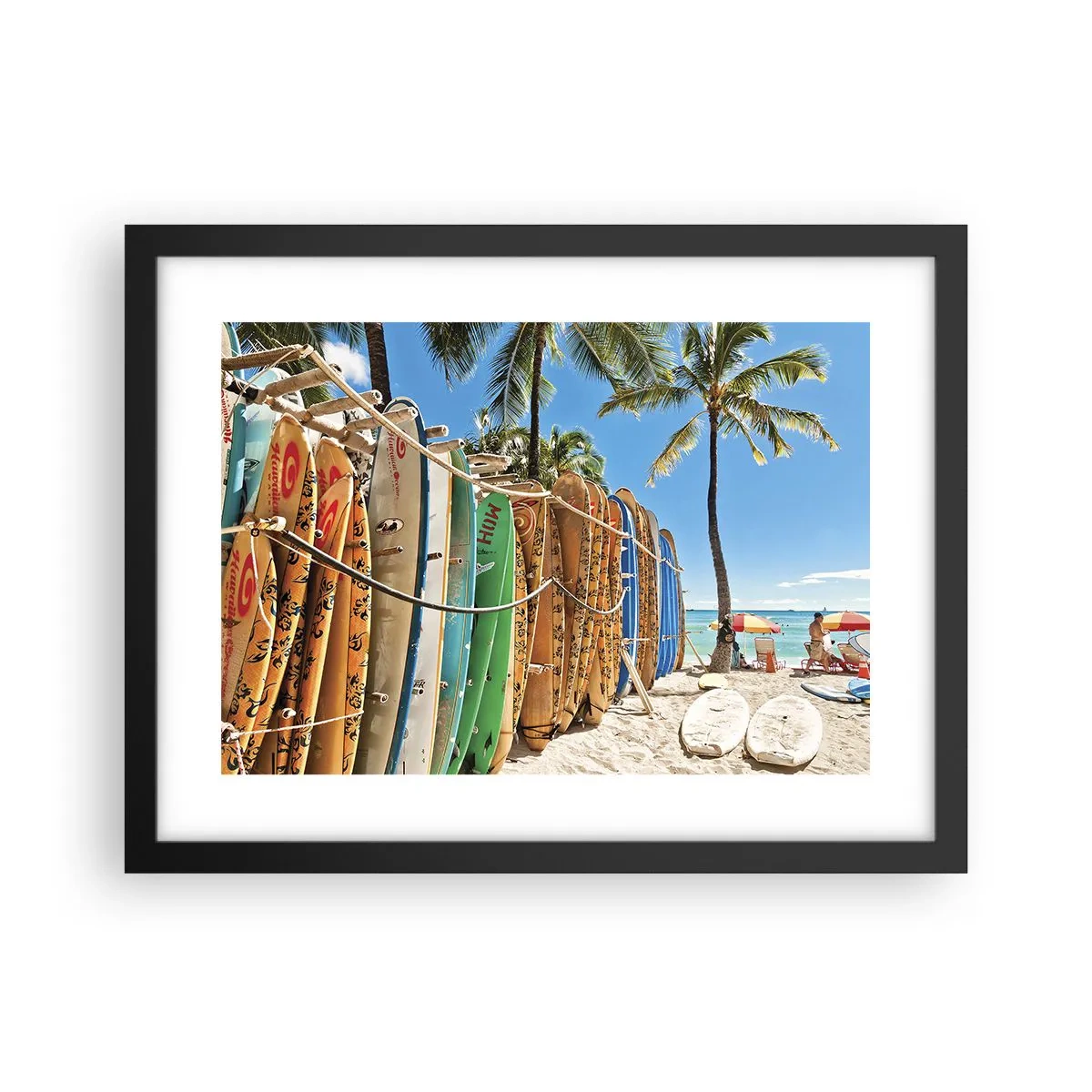 Poster in black frame - Sunny Fun - 40x30 cm