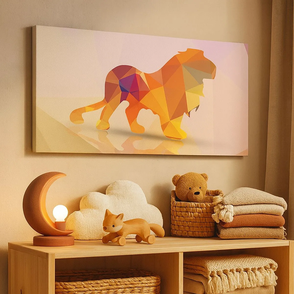 Canvas picture - Diamond King - 100x40 cm