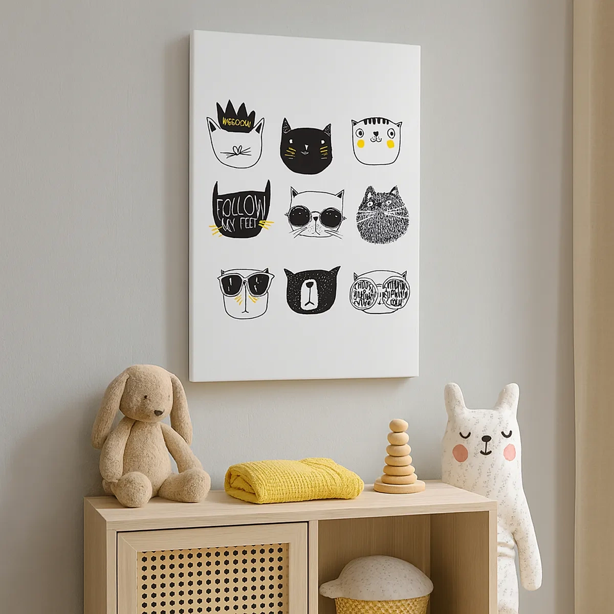 Canvas picture - Each Is Different All the Same - 50x70 cm