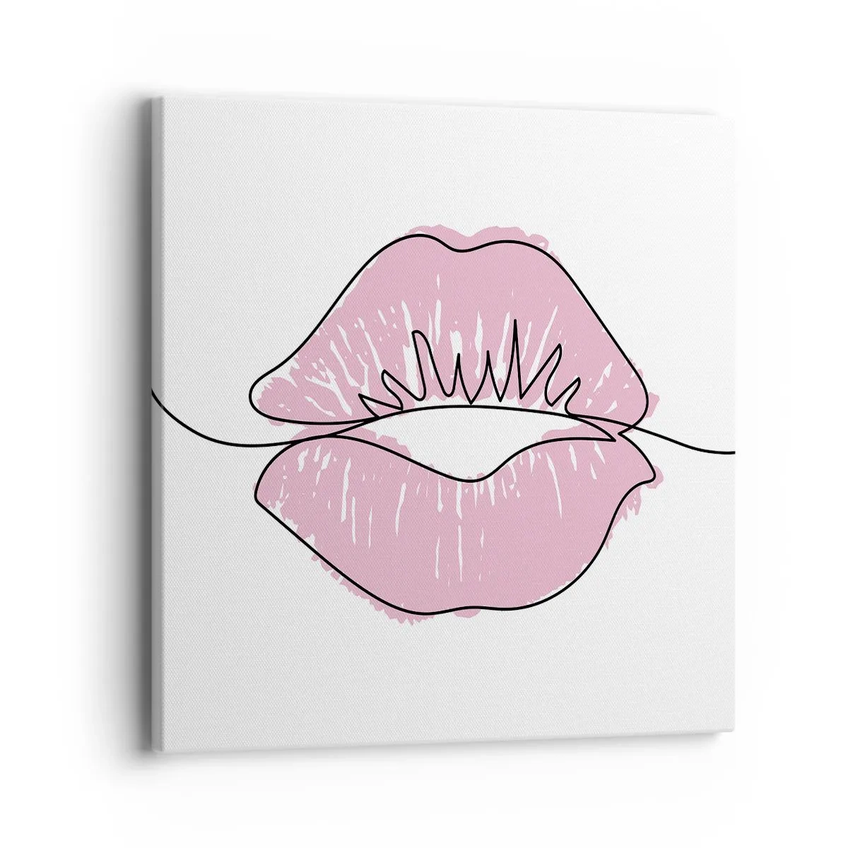 Canvas picture - Ready for a Kiss? - 40x40 cm