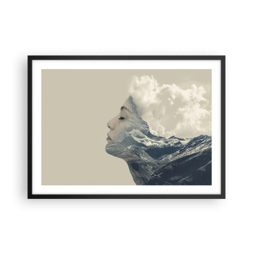 Poster in black frame - Beauty of Elements - 70x50 cm