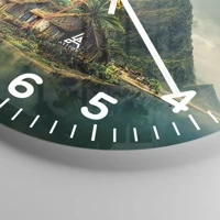 Clock face with numbers