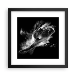 Poster in black frame - Stopped i in Flight - 30x30 cm