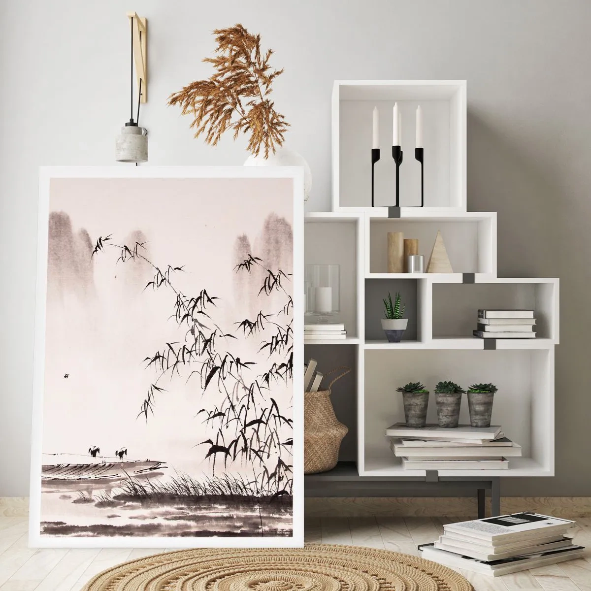 Poster - Quiet As a Rice Field - 40x50 cm