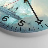 Clock face with numbers