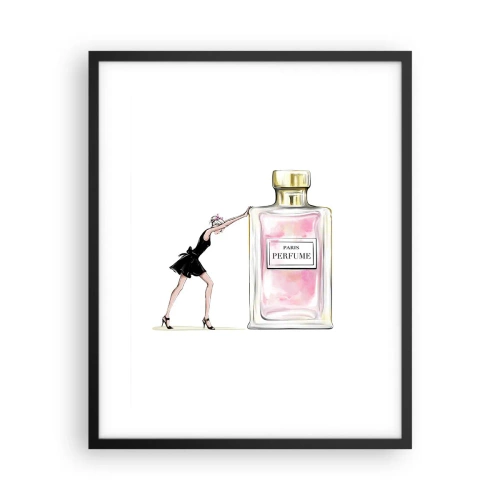 Poster in black frame - The Essence of Womanhood - 40x50 cm