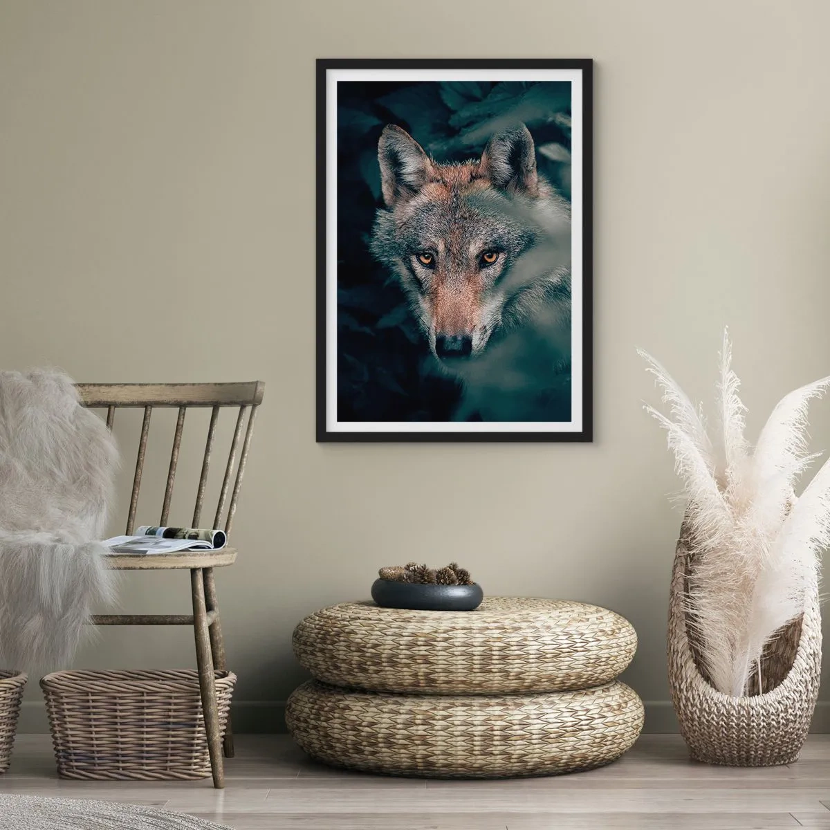 Poster in black frame - Hunter - 70x100 cm
