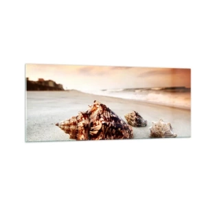 Glass picture - Expelled by Waves - 100x40 cm