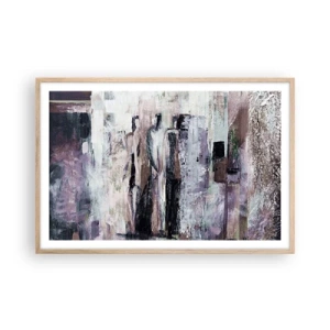 Poster in light oak frame - Mysterious Trio - 91x61 cm