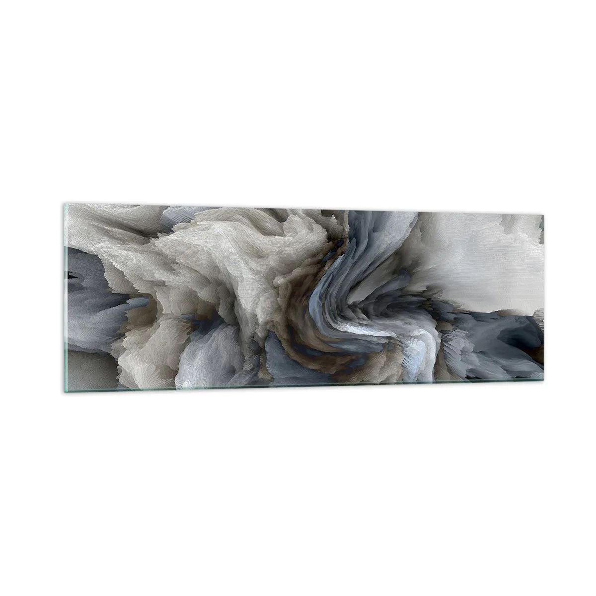 Glass picture - Stone and Flower - 90x30 cm