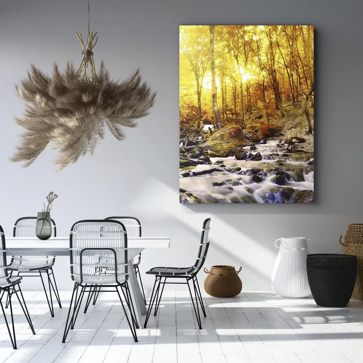 Canvas picture - Stones Set in Gold and Platinum - 80x120 cm