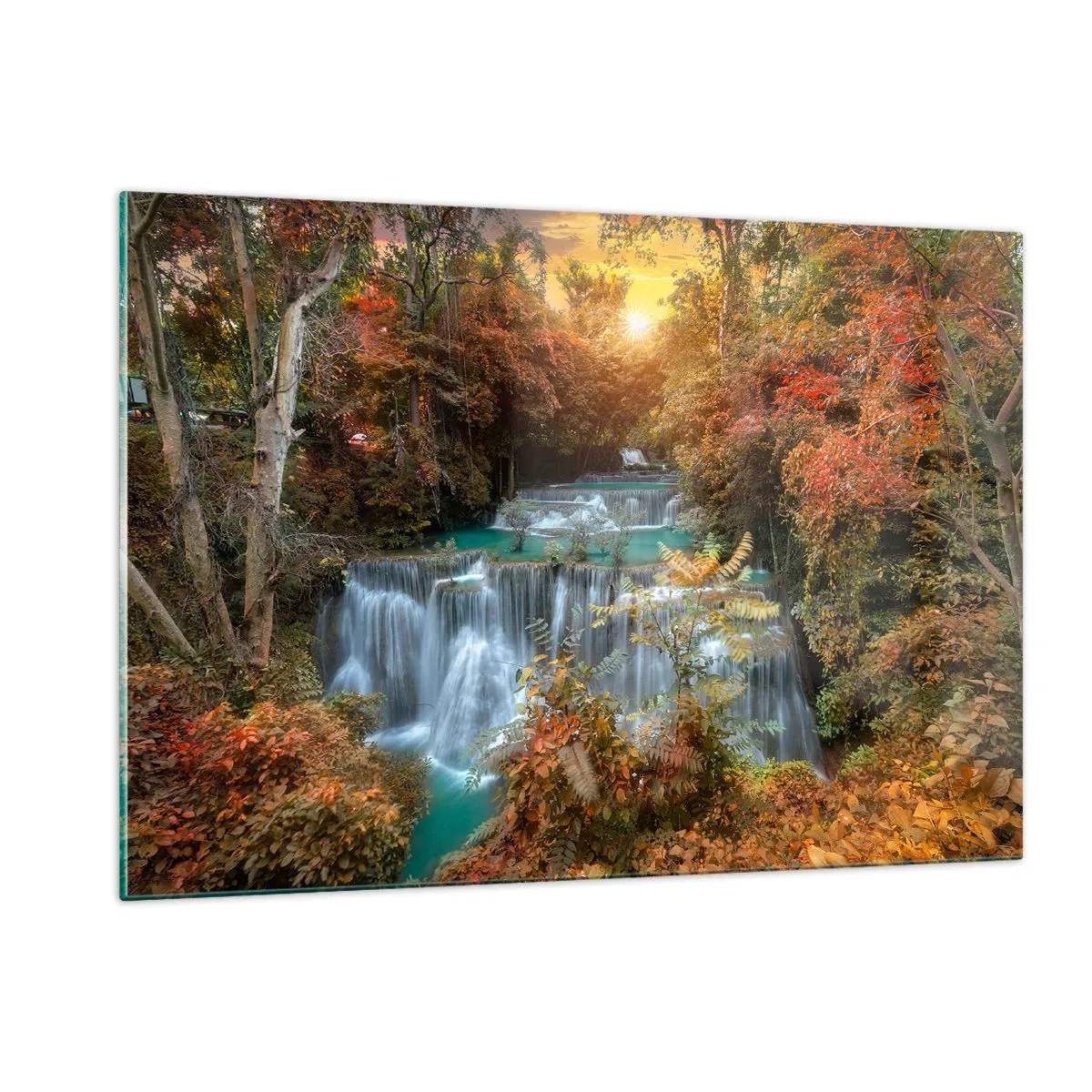 Glass picture - Hidden Forest Treasure - 120x80 cm