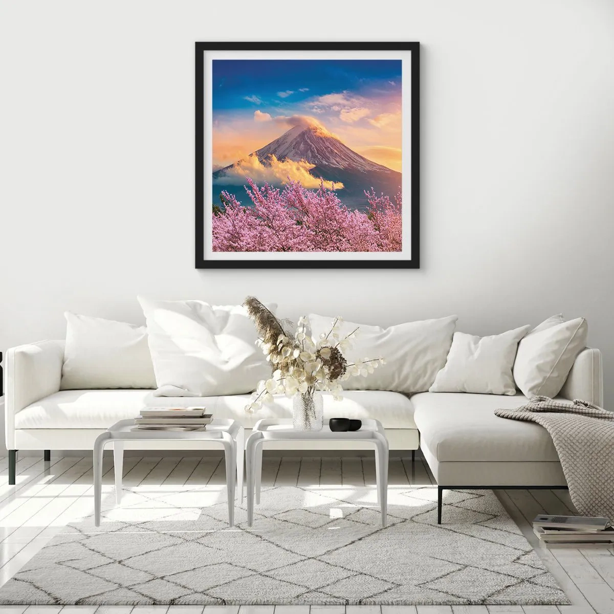 Poster in black frame - Japanese Sanctity - 40x40 cm