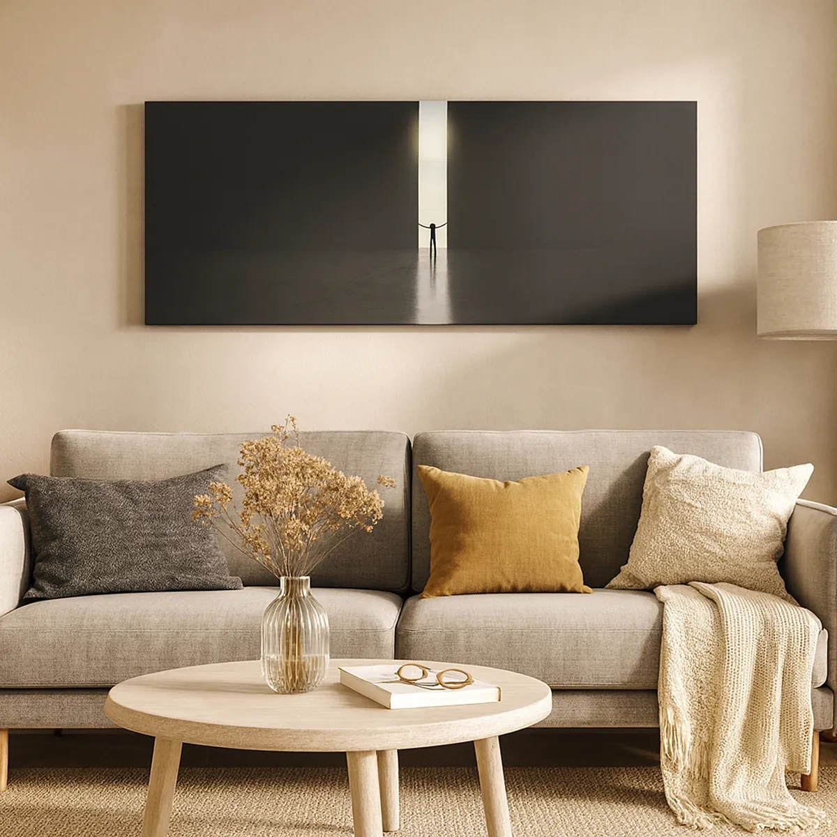 Canvas picture - Step to Bright Future - 30x30 cm