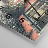 Clock face with numbers