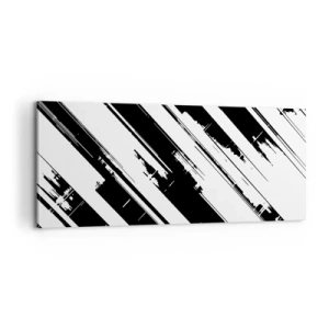 Canvas picture - Intensive and Dynamic Composition - 100x40 cm