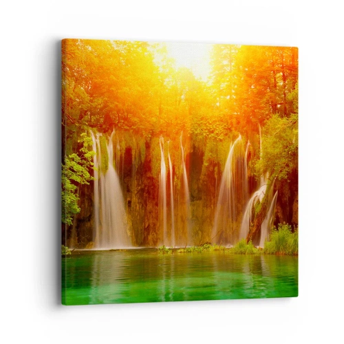 Canvas picture - In the Sun and in the Shade - 40x40 cm