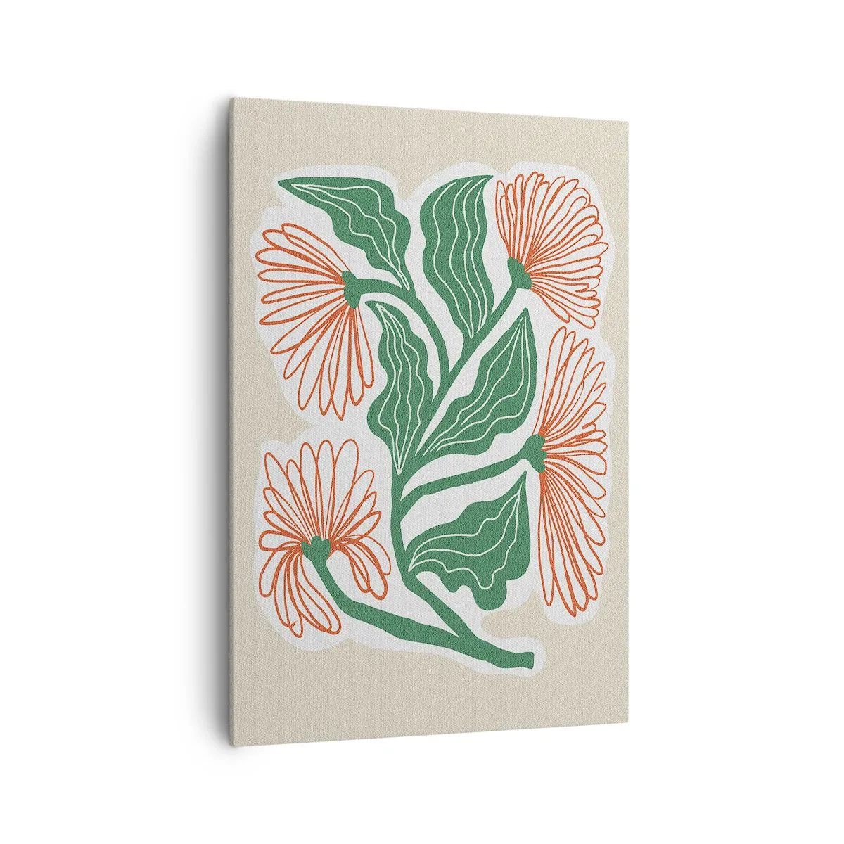 Canvas picture - Folk and Modern - 70x100 cm