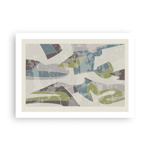 Poster - Composition with Window Pane - 70x50 cm