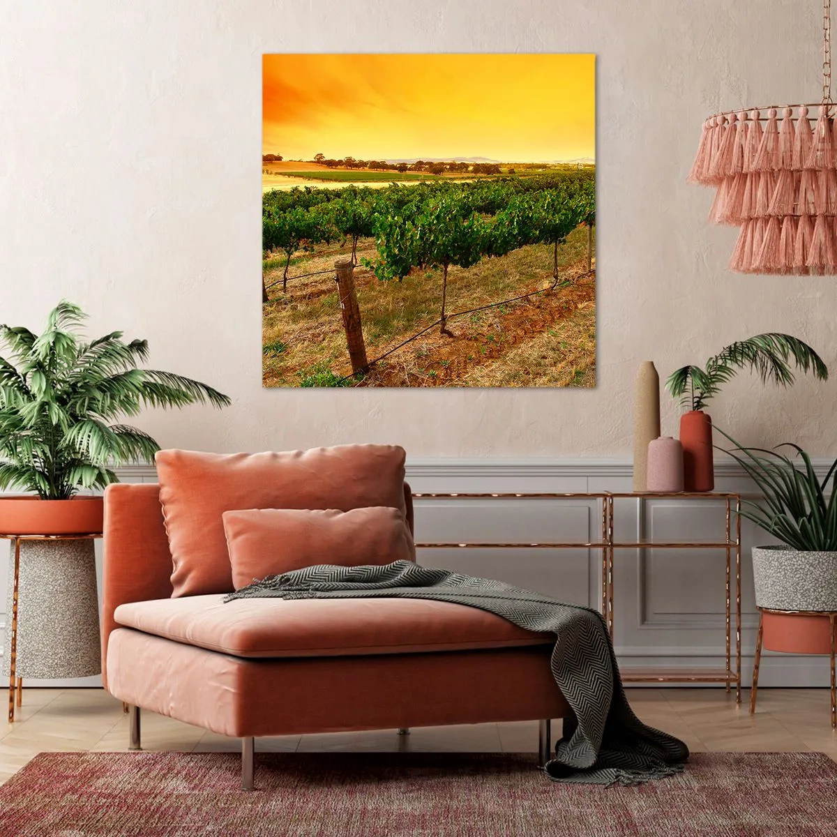 Canvas picture - Drink up the Sun - 40x40 cm