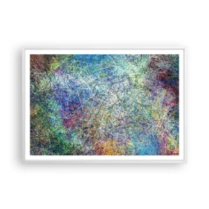 Poster in white frmae - It's Not So Simple - 100x70 cm