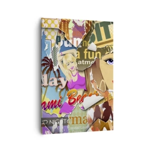 Canvas picture - Holiday Flashbacks - 70x100 cm