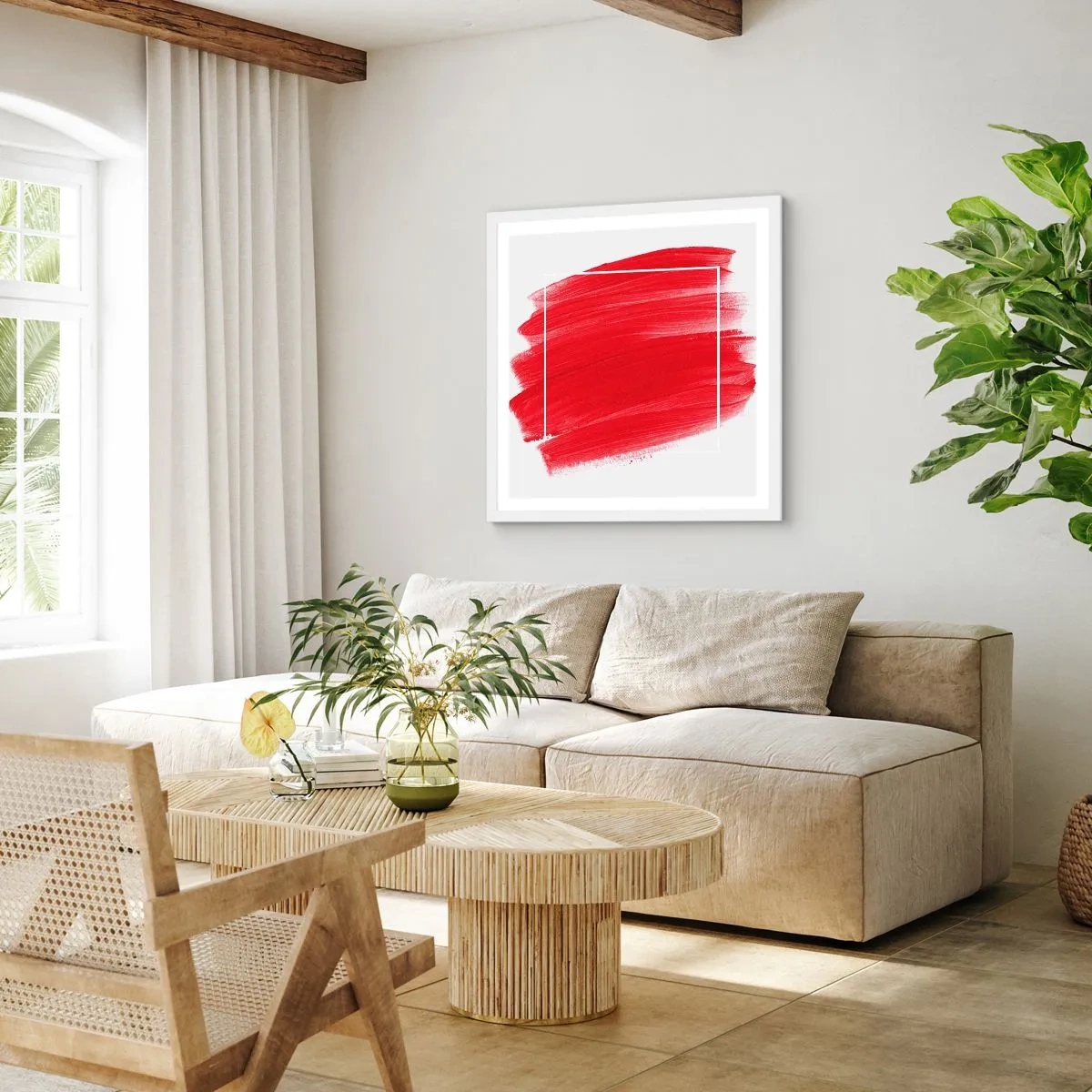 Poster in white frmae - Without a Frame - 30x30 cm
