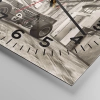 Clock face with numbers