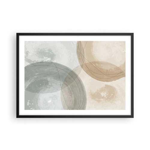 Poster in black frame - Permeation of Worlds - 70x50 cm