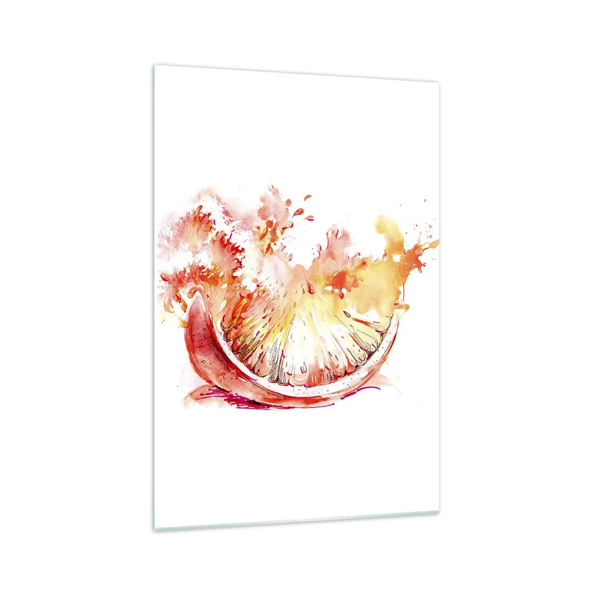 Glass picture - Juicy  Refreshment - 70x100 cm