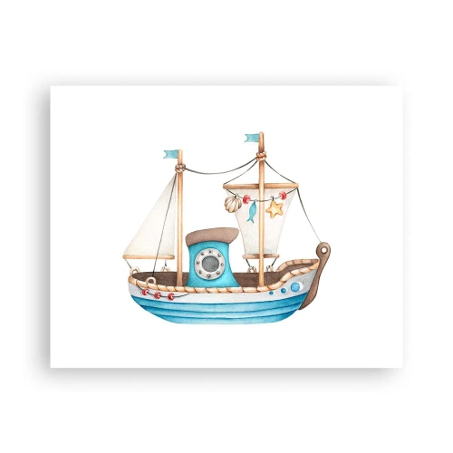 Poster - Ahoy, Adventure! - 50x40 cm