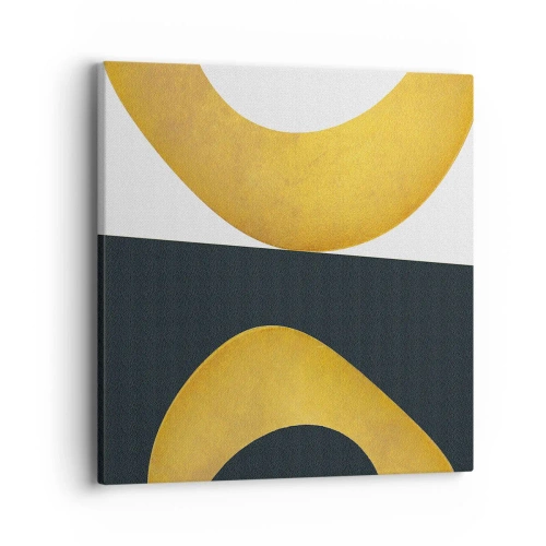 Canvas picture - First Of All: Gold - 40x40 cm