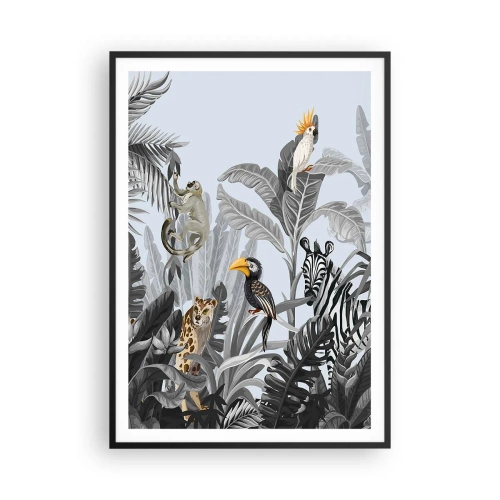 Poster in black frame - African Fairy Tale - 70x100 cm