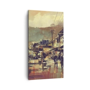 Canvas picture - Life As a Abundance of Greyness - 45x80 cm