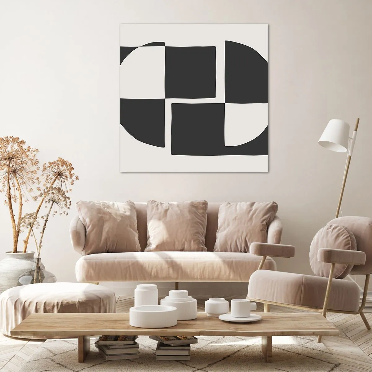 Canvas picture - Antithesis-Synthesis - 30x30 cm