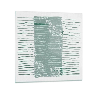 Glass picture - Sea Abstract - 60x60 cm
